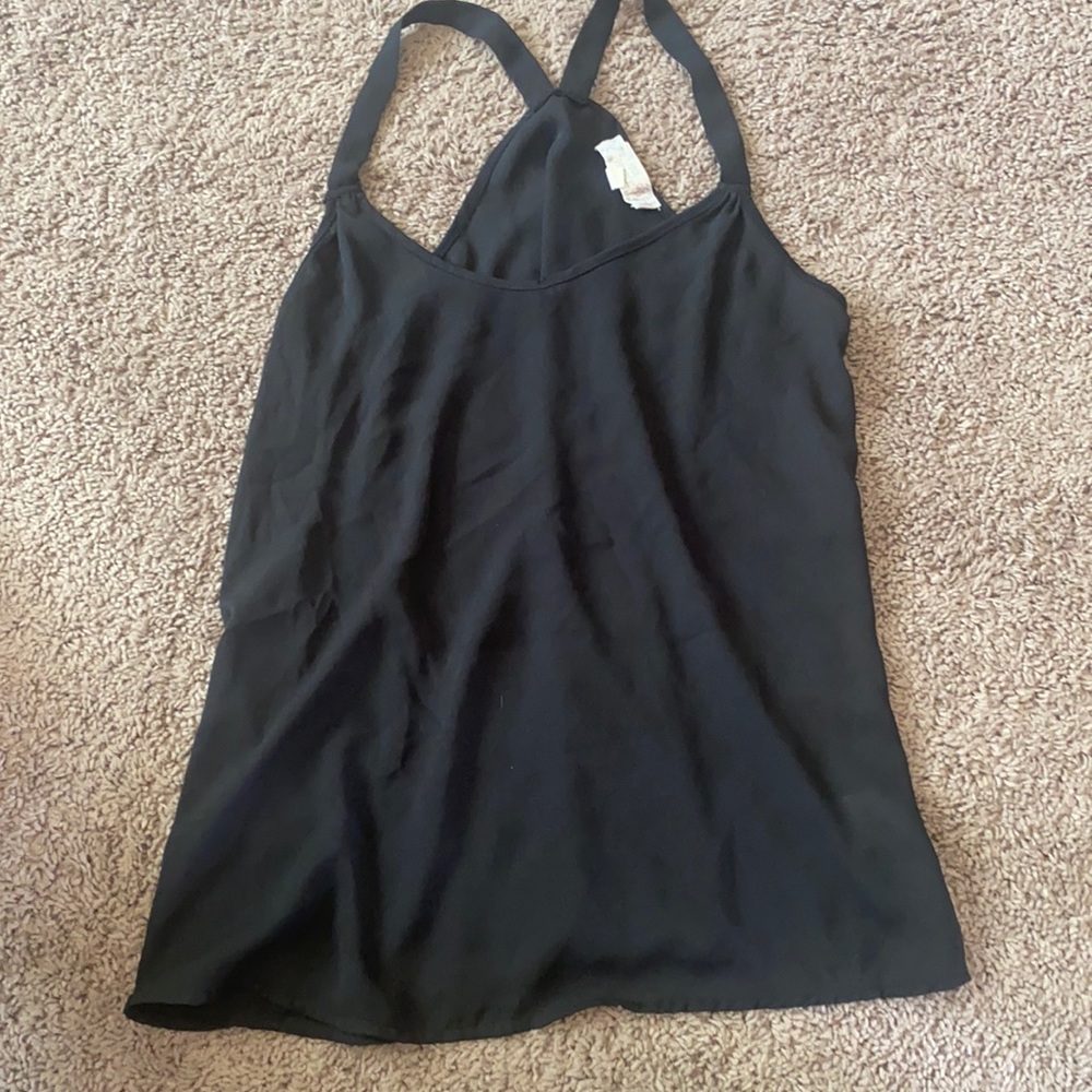 Black tank top